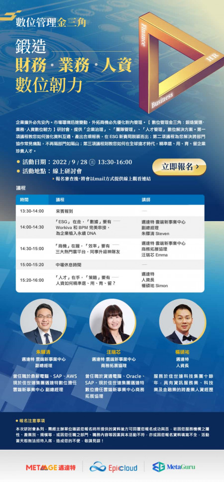 金三角海報