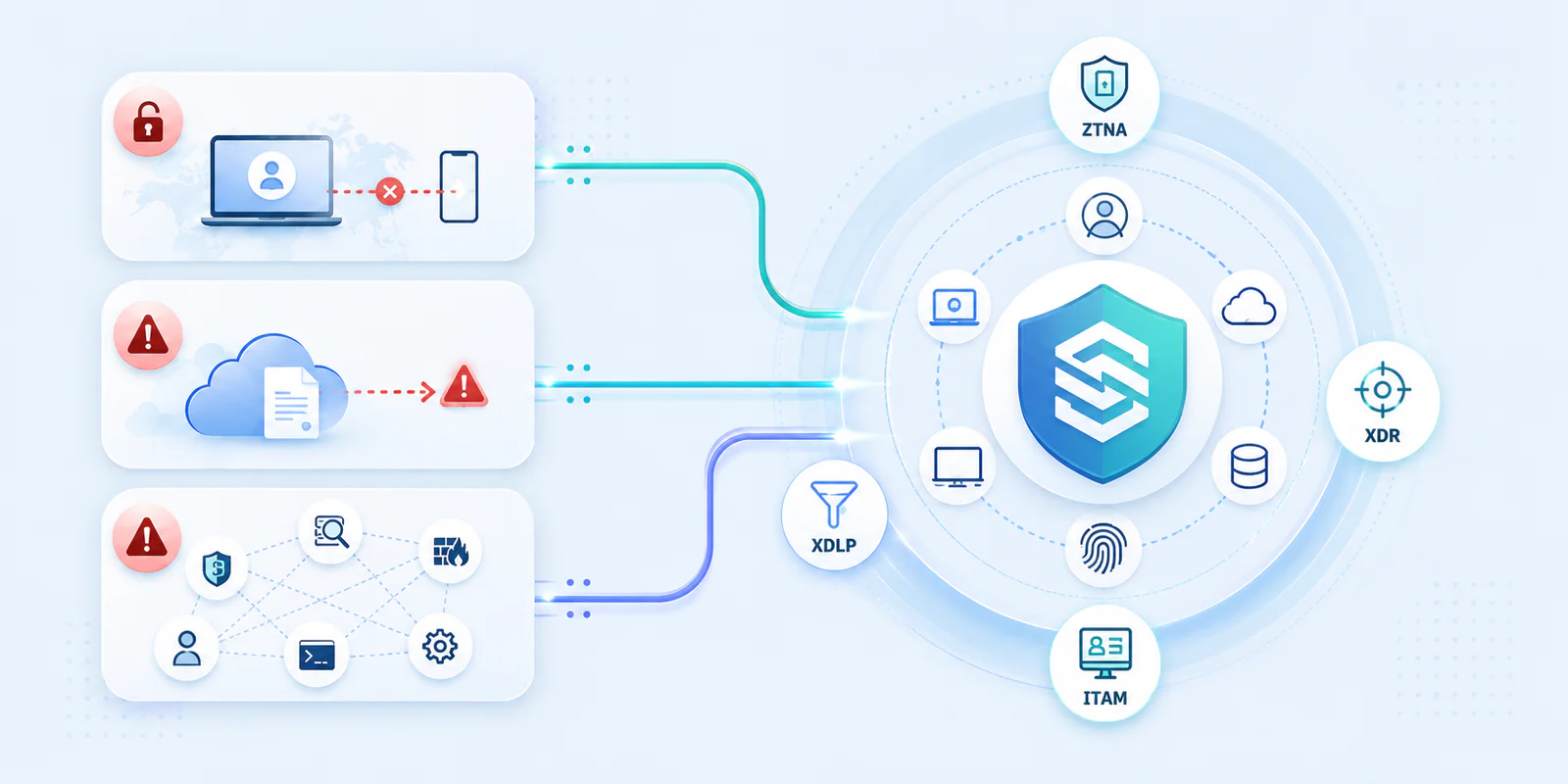 SafetyGrid 整合 ZTNA、XDR、XDLP 與 ITAM,應對企業三大資安挑戰